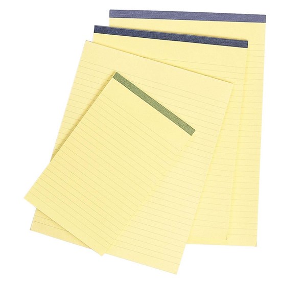 Notebook Yellow paper 80g- Lines- A4- 50sh