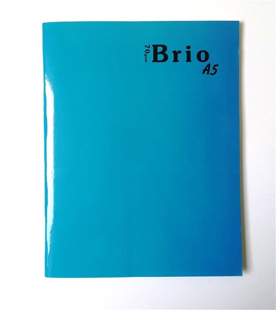 BRIO A5- Eng- Stitched- Lines- 70g- 48sh- Indexed