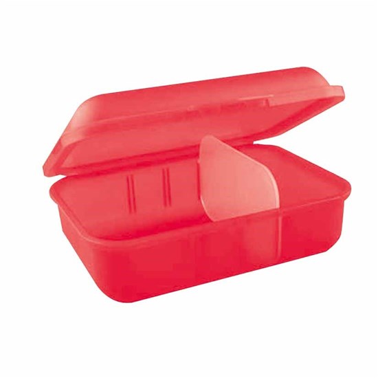 BUCHSTEINER LunchBox 18x13x6.5cm red