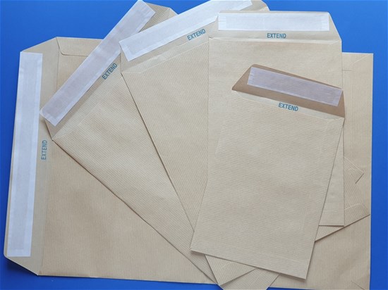 EXTEND Ribbed Envelope 110g 162 x 229mm Kraft P/S