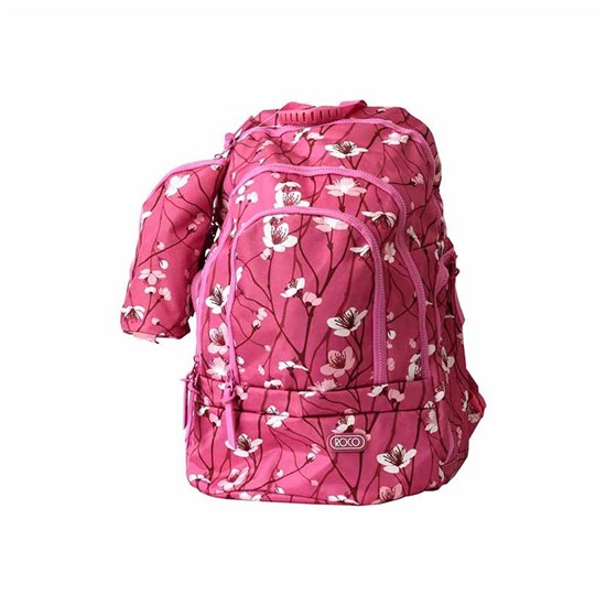 ROCO BP Fashion Teen Girls Japanese Flowers 3Zip