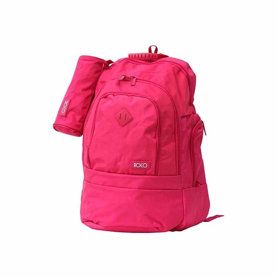 ROCO Backpack Fluo 3 Zip. 20 Pink+P.Case