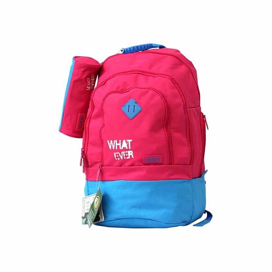 ROCO Backpack Basic 3 Zip. 20 Pink/Cyan+P.Case