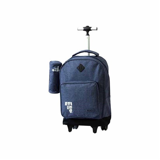 ROCO Trolley1 Basic 2 Zip.18Blue Jean/Bk+P.Case