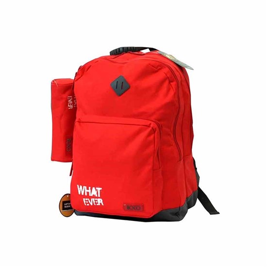 ROCO Backpack Basic 3 Zip. 17 Red/Grey+P.Case