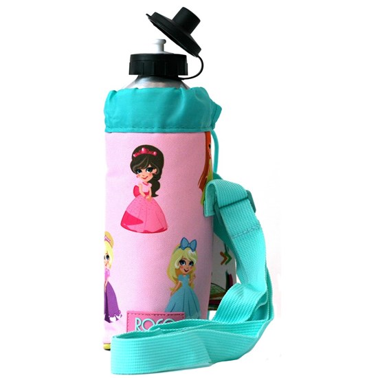 ROCO Water Bottle Alum w/holder Kids Pk 1000ml