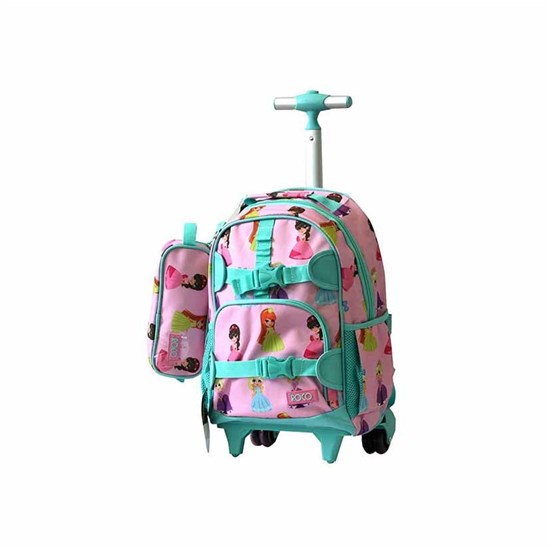 ROCO Trolley1 Kids Fash. Pink 2 Zip. 16 +P.Case