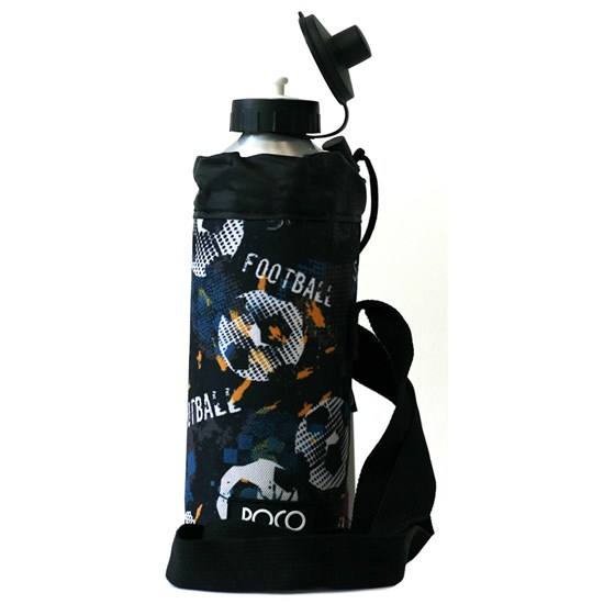 ROCO Water Bottle Alum w/holder Kid Fash.Bk 1000ml