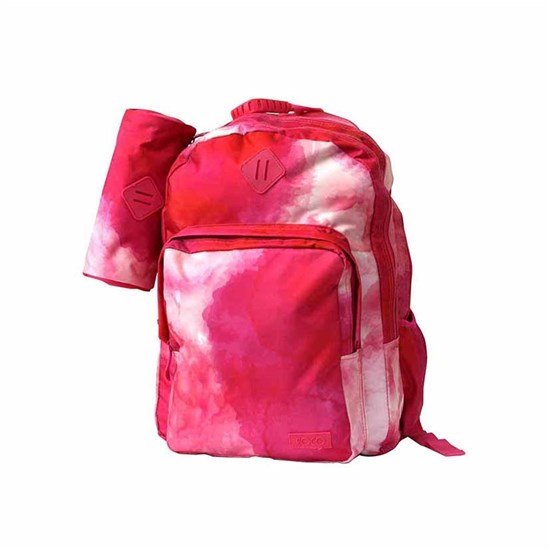 ROCO Backpack Fluo 18 3zip Fluo Red + P.Case