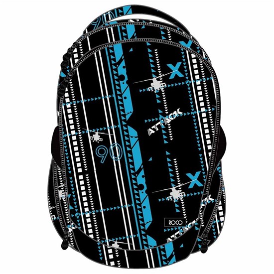 ROCO Backpack HD City Black 2 Zip. 19