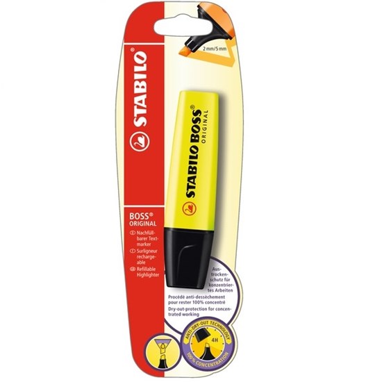 B-10129 BOSS yellow blister