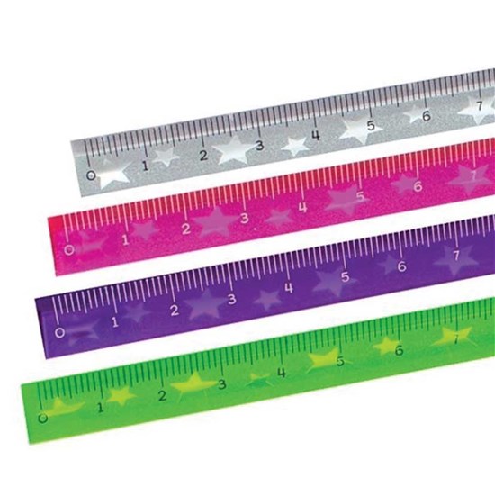 TRENDHAUS Acrylic ruler 20 cm