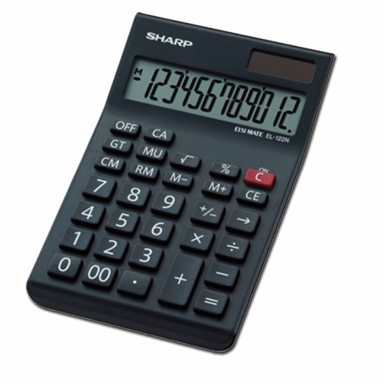 SHARP Desk Calculator Medium 12 Digits BK