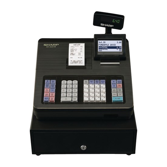 Cash Register , Built-in SD Card, 2000 SKU, Black