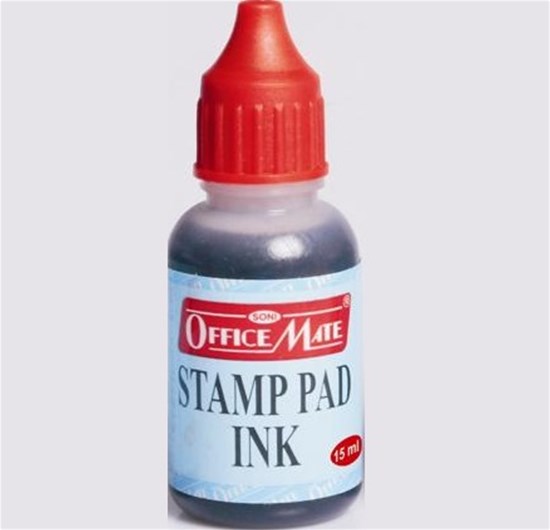 OFFICE MATE Ink For Stamp Pad 20ml - Red