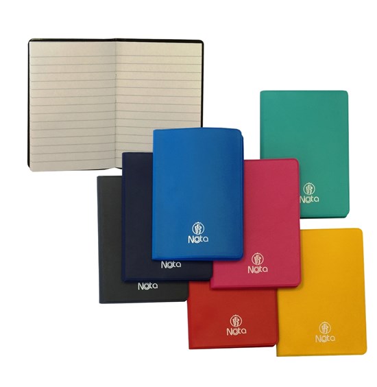 Pocket Notebook PVC Cov- Lines- 7x9.5cm- 64sh