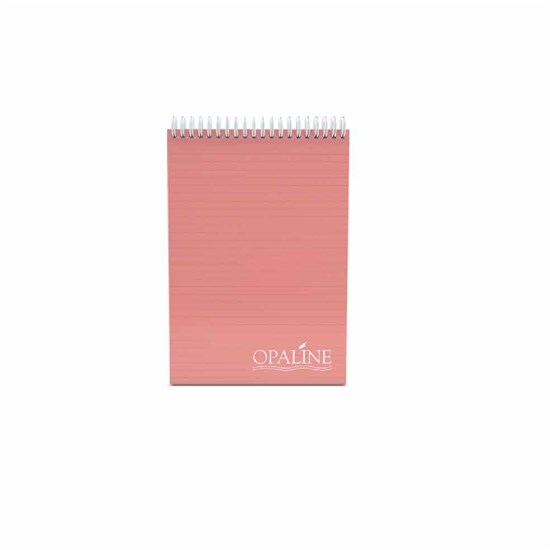 OPALINE MOTIF Notebk spiral 70g 96sh Lines 11x16cm