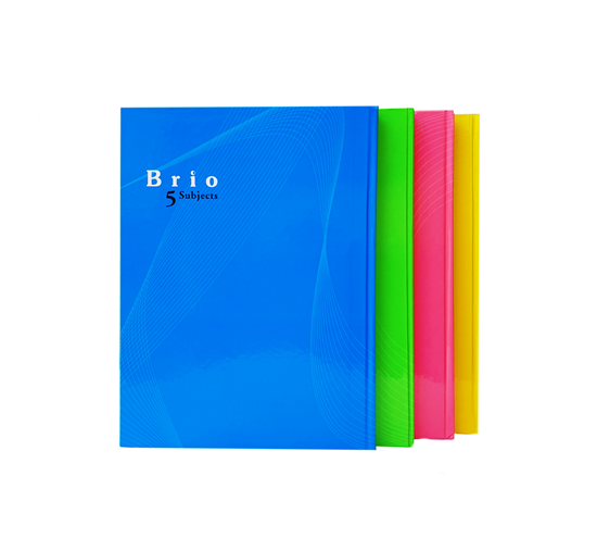 BRIO 5 Subjects UB-HC printed- Lines- 60g- 96sh.