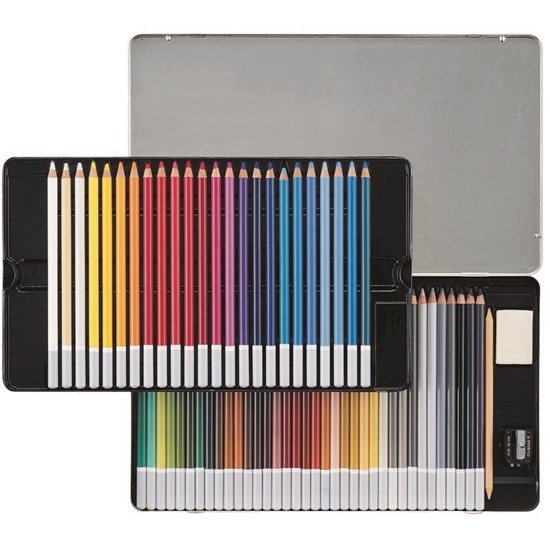 1460-6 CarbOthello Pencil 60 colors in metal box