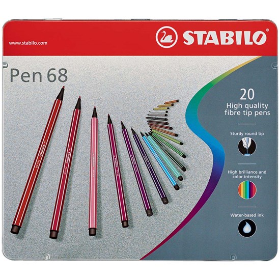 6820-6 Pen 68 20pcs metal box