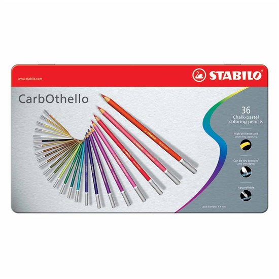 1436-6 CarbOthello 36 colors in metal Box