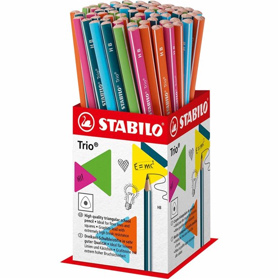 369/72-1HB TRIO Pencil HB 72Pcs in Mini-Display