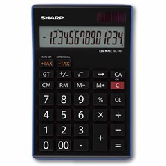 SHARP Desk Calculator Medium 14Dig, Tax function