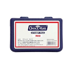 OFFICE MATE Stamp Pad Large 155 mm x 94 mm - Red