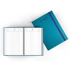 2023 Daily Diary PU Cover W/Elastic, Lines L/O A5