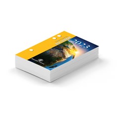 2023  Desk Block Calendar 3 holes 8.5x12 cm