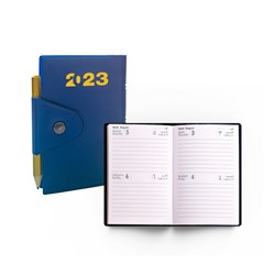2023 Pocket Diary 2Days/P. R/O, Rivet, 6.5x10.5 cm