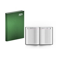 2024 Daily Diary Hard Cov 2 Columns L/O B5