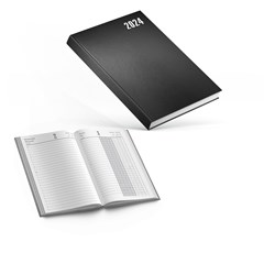 2024 Daily Diary Hard Cover 2 Col L/O A5