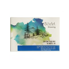 BOZART Drawing Pad Italian Paper 220gsm 16sh A4