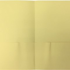 Wallet File A4 Bristol 250g. Yellow