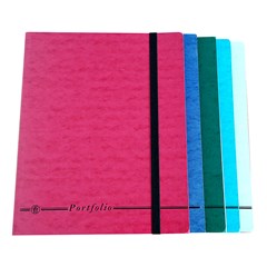 PORTFOLIO Flap File 726g w/Elastic 37x29cm-Blue