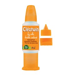 Cléopatre CLEOTWIN Colle transp. 28ml 2 embouts