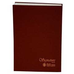 Signature Book w/ Index 1-31- Reg. Cov- FC- Asstd