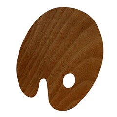 Palette Wood Oval 24x30x0.25cm