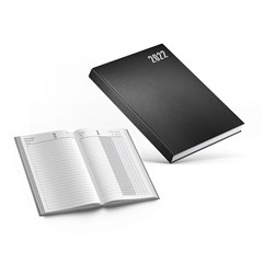 2022 Daily Diary Hard Cover 2 Col L/O A5