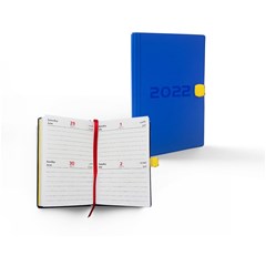 2022 Pocket Diary 2 Days/P. Sliding Lock 9x14 cm