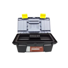 Toolbox Heavy Duty 34 x 19 x 13 cm Black/Yellow