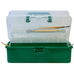 Tool Box  Plastic Transparent 31 x 17 x 14.5cm