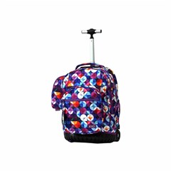 ROCO Trolley2 Printed Purple 3 Zip. 19+P.Case