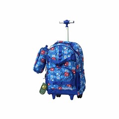 ROCO Trolley2 Kids Fash. Blue 2 Zip. 18 +P.Case