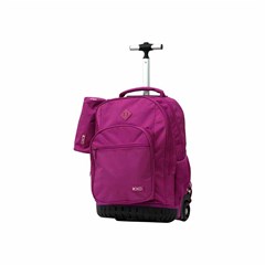 ROCO Trolley2 Fluo 3 Zip. 19 Violet+P.Case
