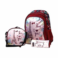 ROCO BP 3 in 1 Kids Girl Paris love you  17inch