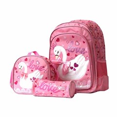 ROCO BP 3 in 1  Kids Girl White Swan 17inch