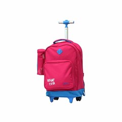 ROCO Trolley1 Basic 2 Zip. 18 Pink/Cyan+P.Case