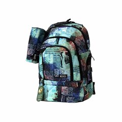 ROCO Backpack Printed 3 Zip. 20+P.Case